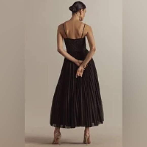 ANTHROPOLOGIE
Hutch Amara Corset Pleated Tulle Fit & Flare Midi Dress - Picture 3 of 9
